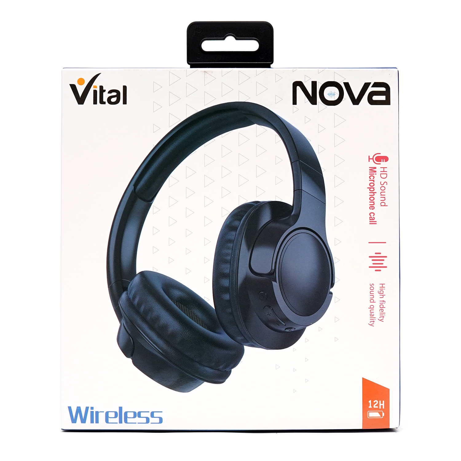 Nova Wireless Headphones – Bluetooth 5.1, HD Stereo Sound, 12 Hours Playtime, Type-C Fast Charging