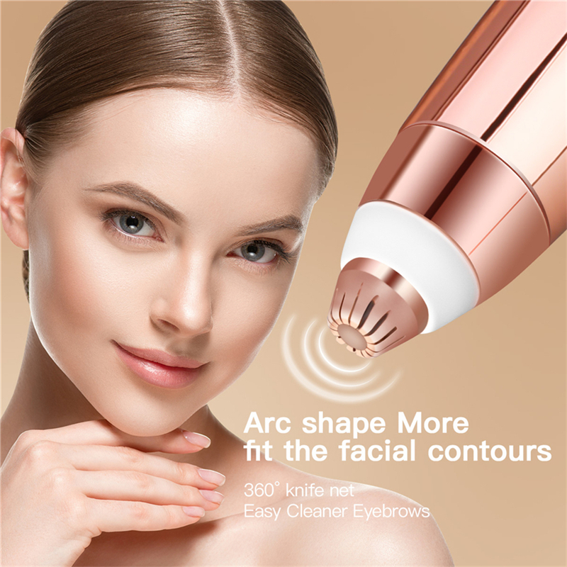 Electric Facial Hair Remover Painless Shaver Portable Mini Epilator