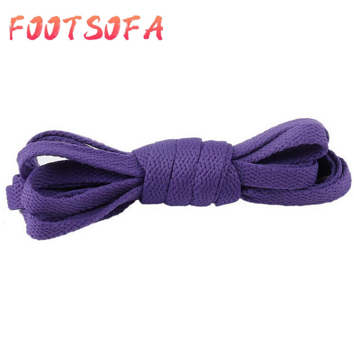 【FOOT SOFA】 Flat Coloured Athletic Sneaker Shoe Laces Strings Shoelaces