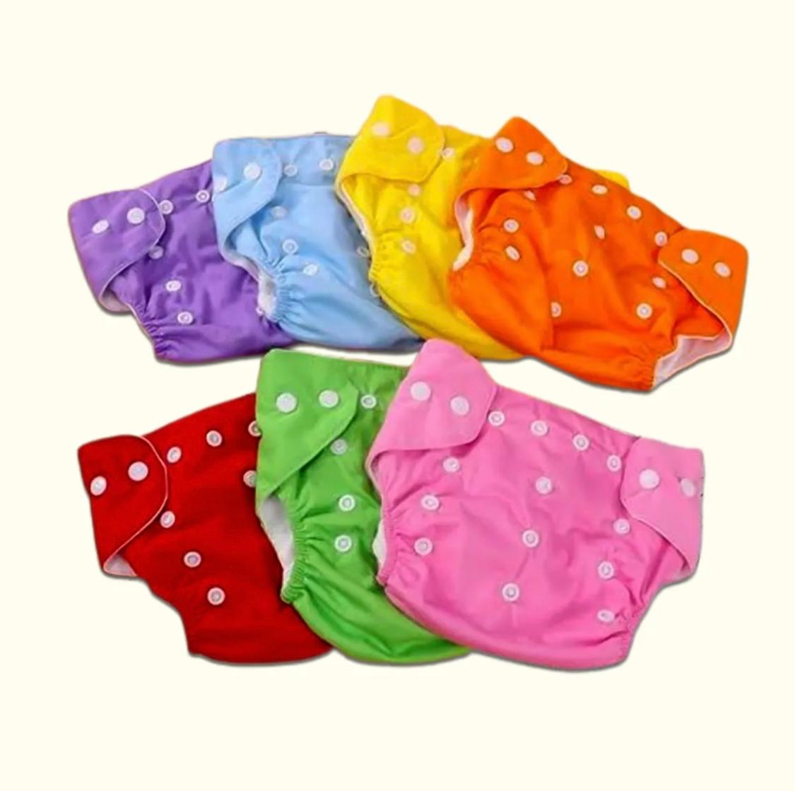 Imported Baby Washable Flexible Free Sizing Diapers Adjustable Pamper Reusable Diaper