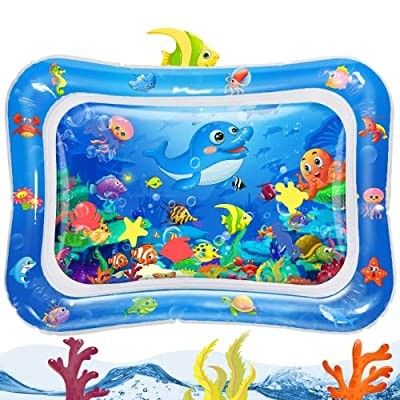 Baby Water Playing Mat | Infant Tummy Time Mat | Soft Inflatable Water Play Mat for Babies | Baby Learning and Fun Mat | Comfortable Baby Tummy Time Water Pad | Safe and Soft Baby Tummy Time Mat