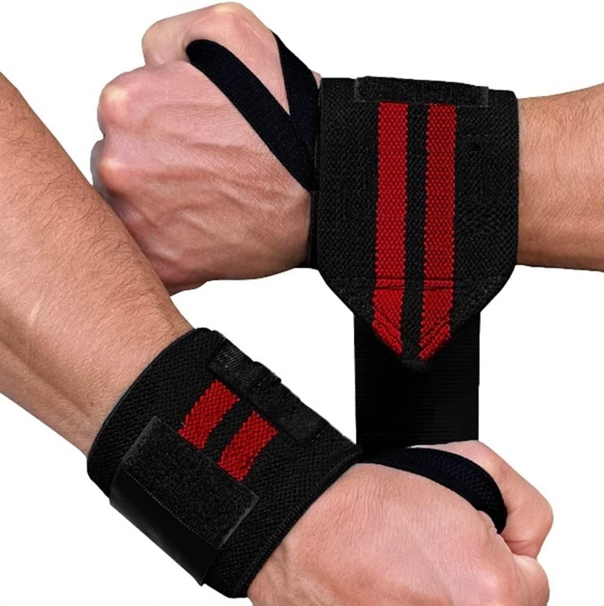 Wrist Wraps with Thumb Loops Weightlifting - Gym Wrist Support, Wrist Straps, Crossfit Wrist Brace, Improve Workout, Avoid Injury Girls Boys Wrist Bands