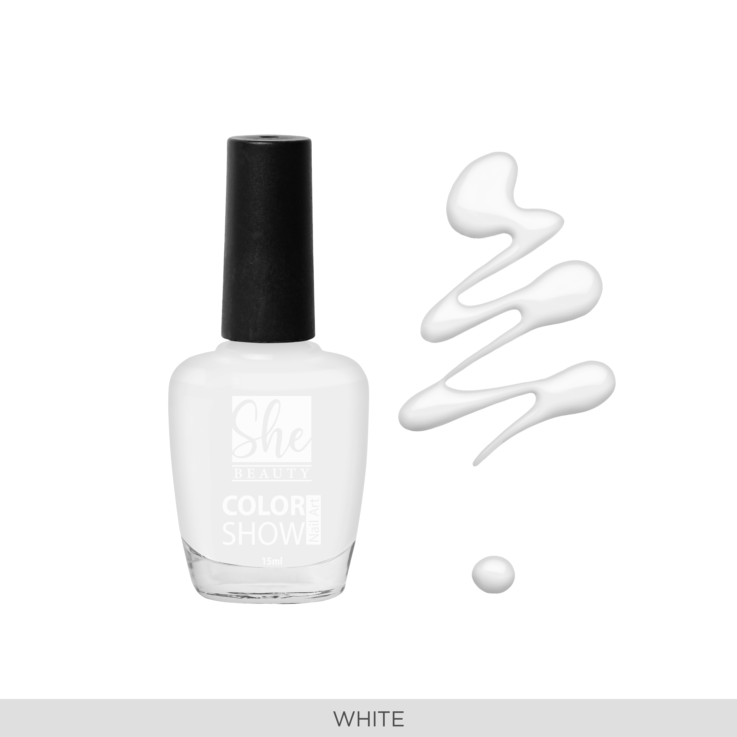 Nail Paints - Color Show by She Beauty - Shade White