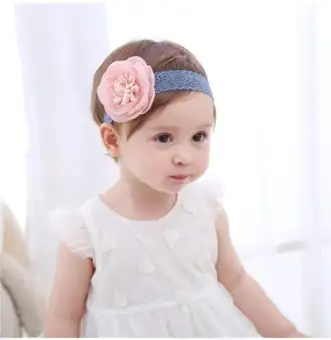 Fashion Newborn Toddler Headband Children S Cute Hair Accessories Baby Band Lace Pentagram Flowers Girl Elastic Bands Headwear