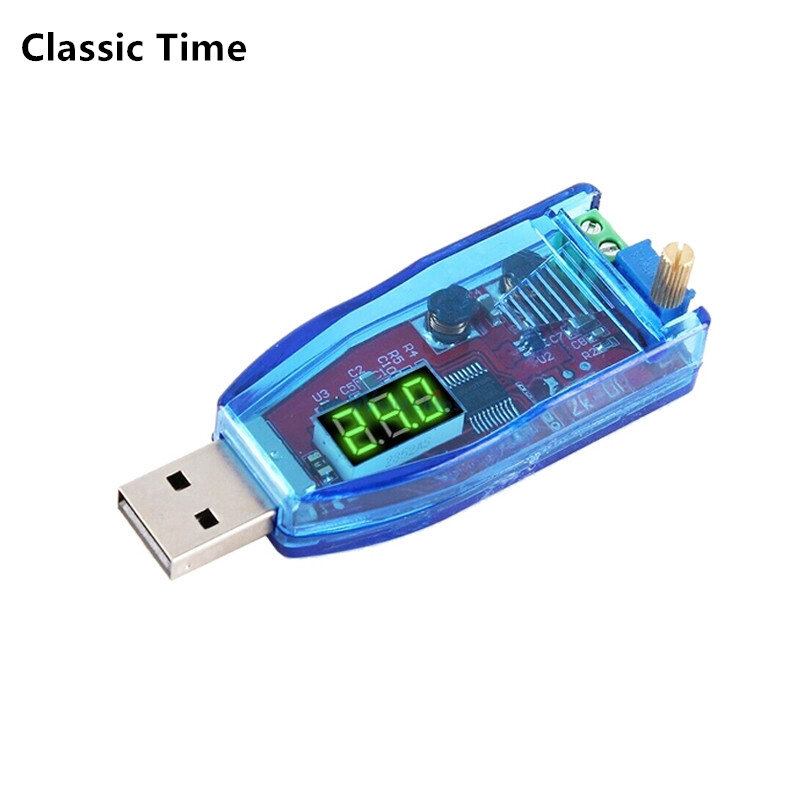 DCDC 5V to 3.3V 9V 12V 24V Adjustable Potentiometer USB Step UP Down