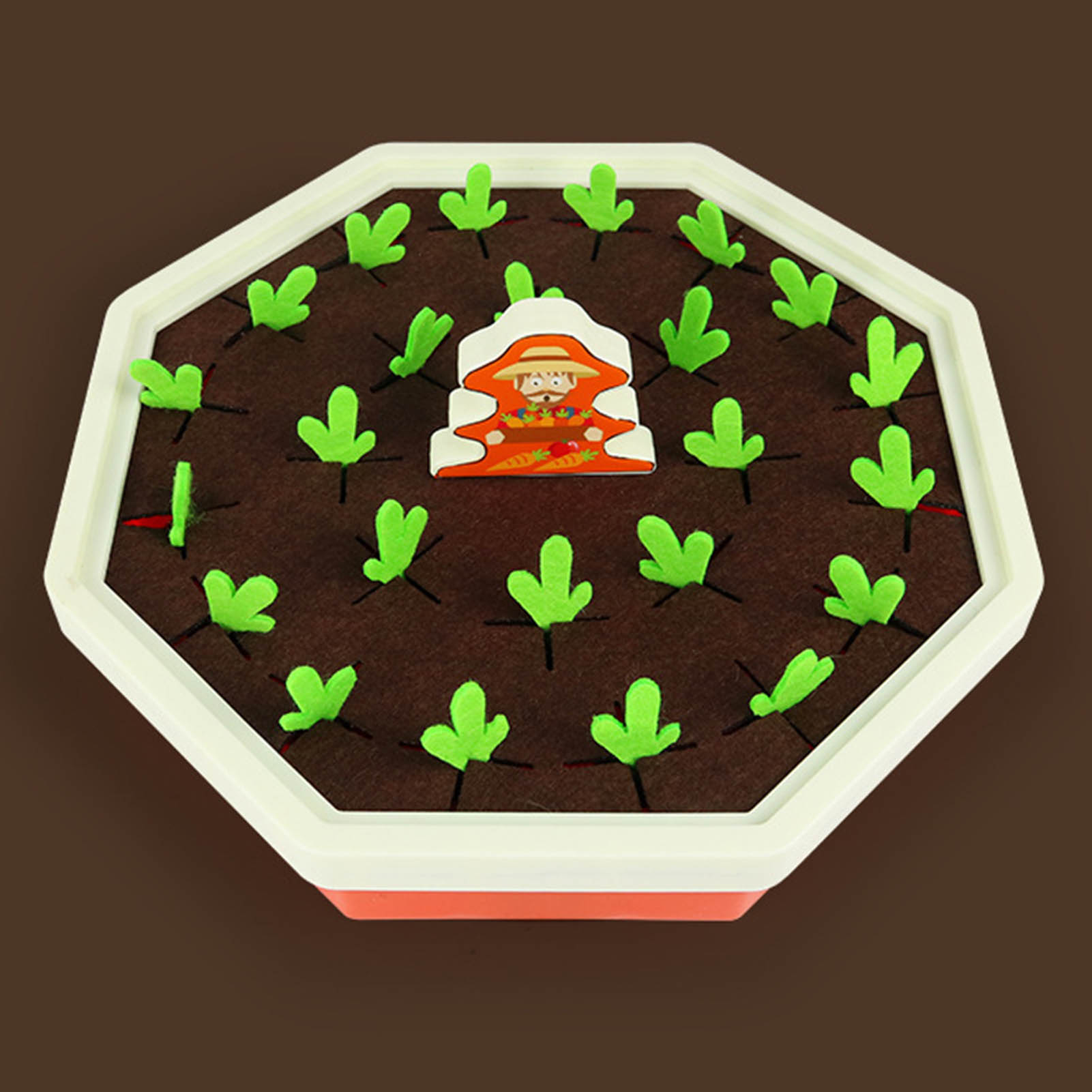 Loveseason Pull Radish Game Safe Boys Girls Early Learning Pull Radish Toy