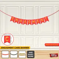Engagement Hanging Card Banners Collection, Party Decoration Wall Hanging  Garland Flag Banner, Party Decor Supplies, Decorative Bunting Flags For You  Event Place, Shaadi Photo Booth Prop Shadi Mangni Background Decorations |  