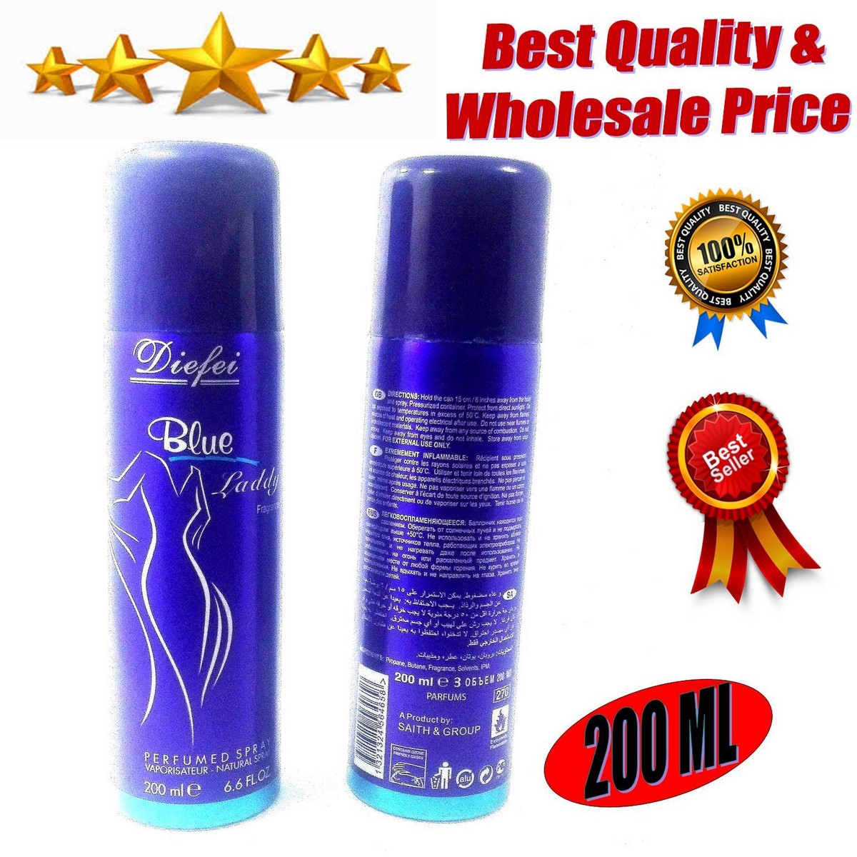 Body Spray Blue Lady