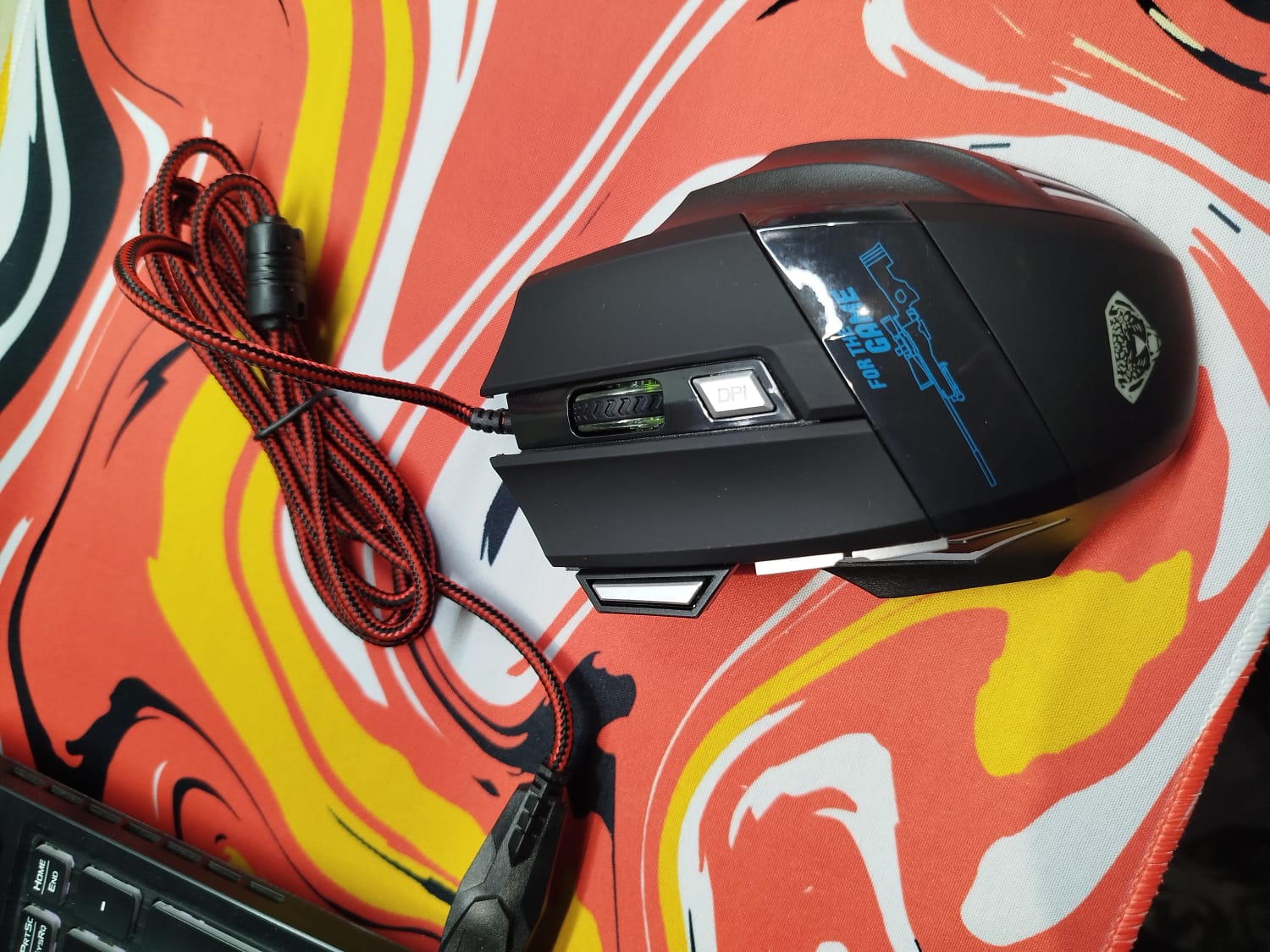 7 Button RGB Gaming Mouse Wired - Programmable Pro Gaming Mouse with Side Buttons, 3200 DPI Optical Ergonomic Design