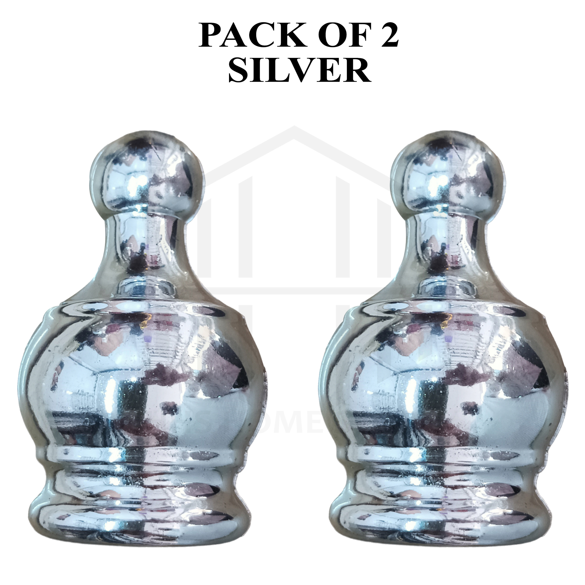 Curtain Rod End Stoppers, Durable Fiber unbreakable material end stoppers ,Minimalist Design