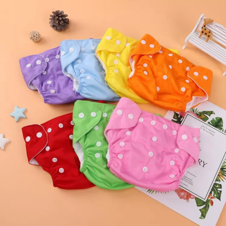 Baby Reusable Diapers Newborn Cotton Cloth Nappy Diaper Liners Kid Washable Nappy Baby Cloth Diaper