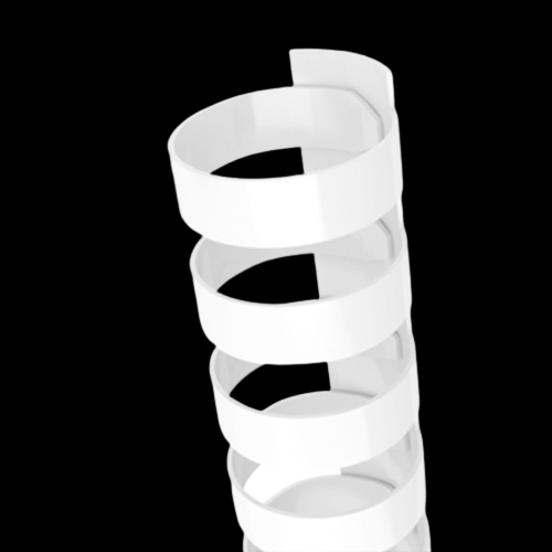 Shop 5 Star 5 Star Office Binding Combs Plastic 21 Ring 45 Sheets A4 8mm White Pack 100 - View #3