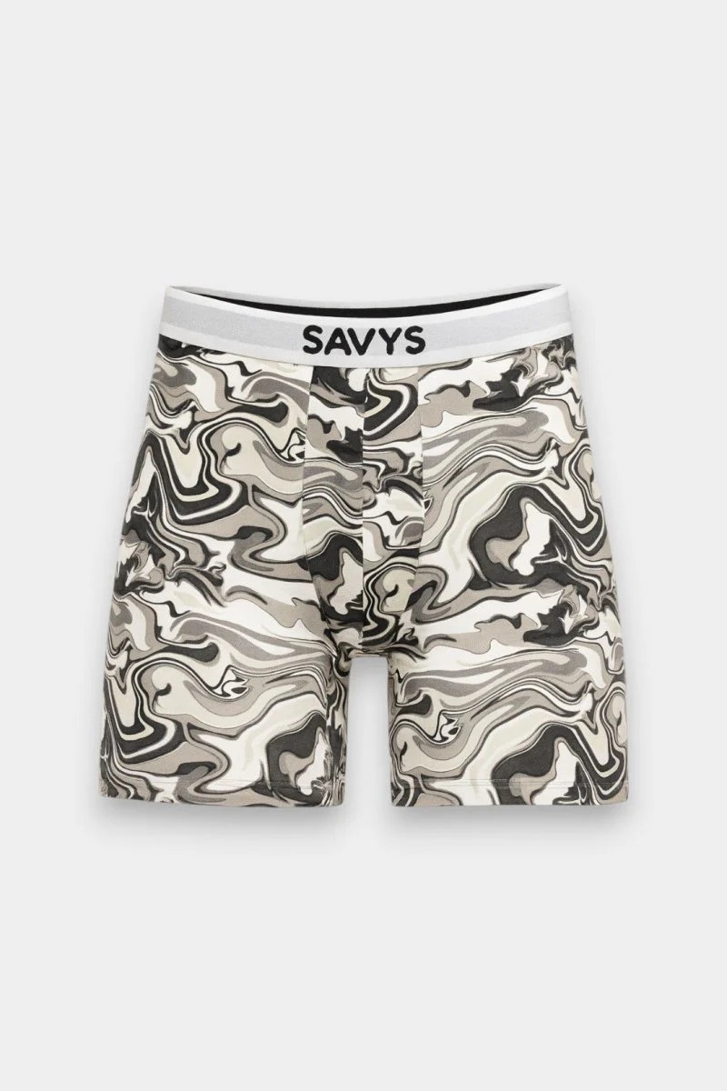 Savys - Men Long Leg Boxers  - Underwear For Boy - Super Soft Breathable Fabric - Undergarments - Perfect Blend Of softness & stretch - Underwear For Mens - Moisture Wicking & Body Adaptive Fit - For All Day Comfort