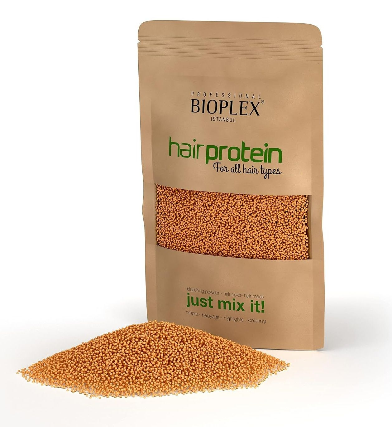 Bioplex Hair Protein Treatment No Damaged Hair Anti-breakage Golden Protein Balls Beautiful Hair