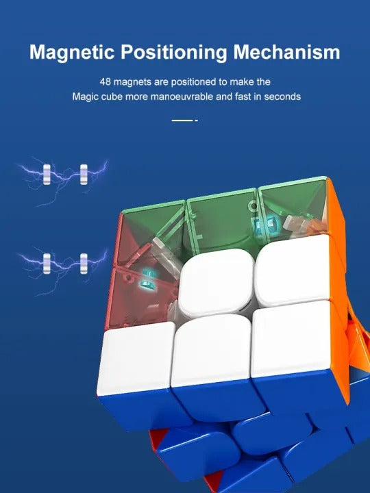 Odeez Moyu 3x3 RS3M Magnetic Rubik Cube Speed Cube Stickerless Magic Cube 3D Puzzle Toy