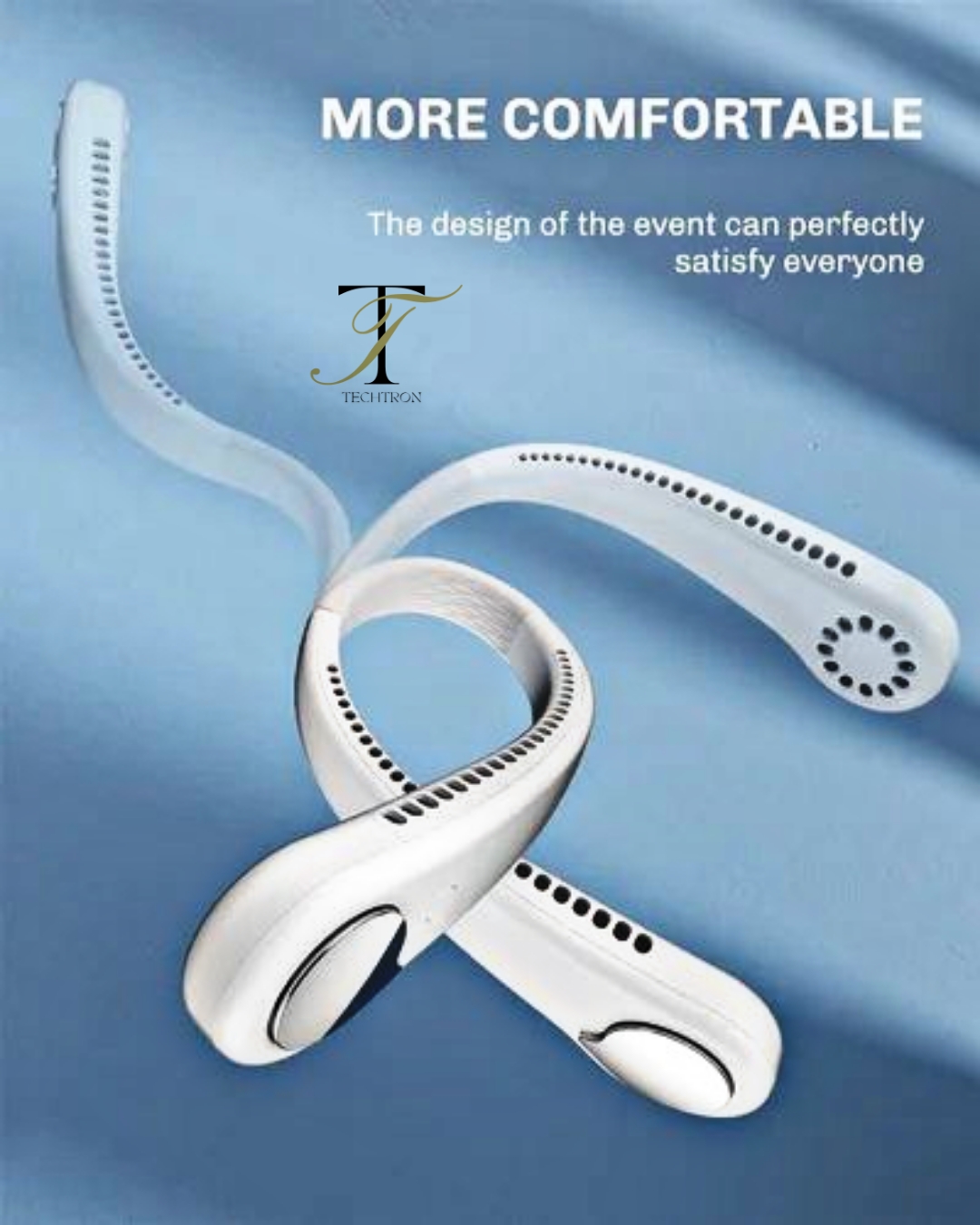 Portable Neck Fan: USB Rechargeable Bladeless Mini Cooling Device for Instant Airflow - Wearable, Lightweight & Hands-Free Fan for Outdoor, Travel & Office Comfort! PROMISE TO SELL