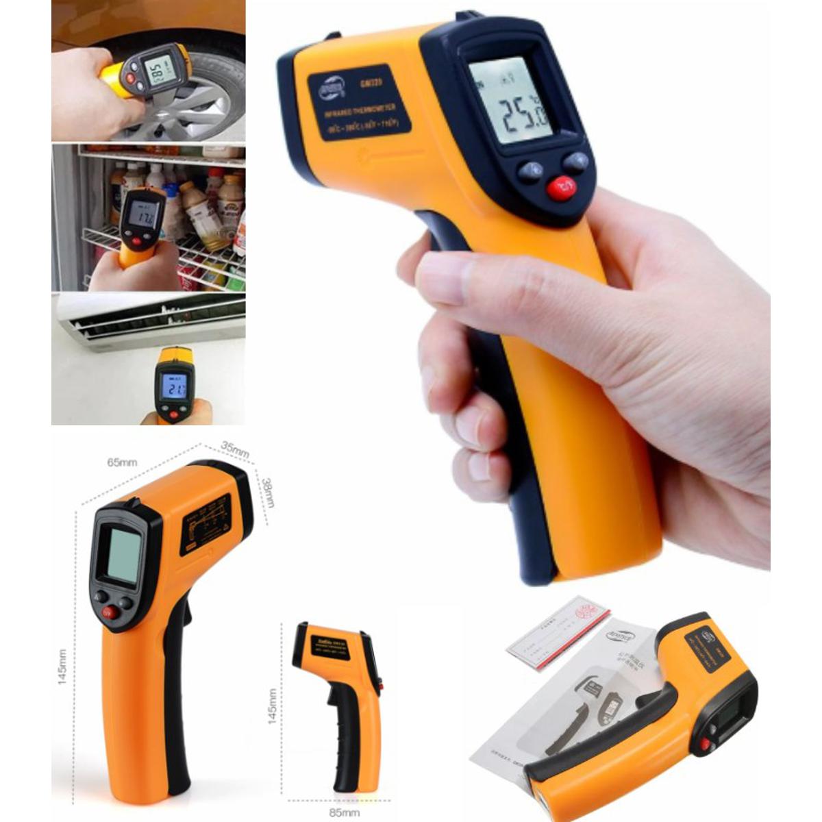 GM320 Non Contact Laser LCD Display Digital IR Infrared Thermometer Temperature Meter -32? to 350