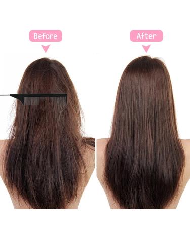 (1pcs)Parting Comb for Braids, Teasing Combs with Stainless Steel Pintail for Hair Styling Hairdressing
