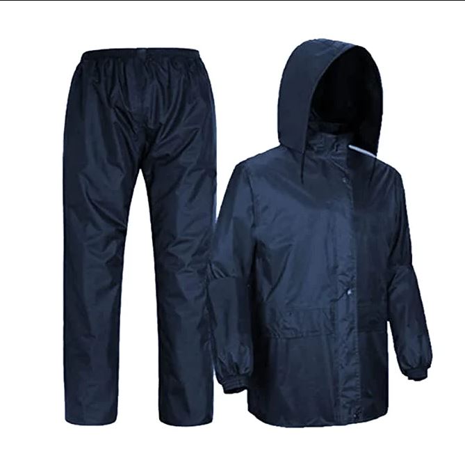 The Royal Bedding Rain Coat for Men Women Waterproof Lightweight Rain Coat for Bike Rain Gear Polyester Rain Coats