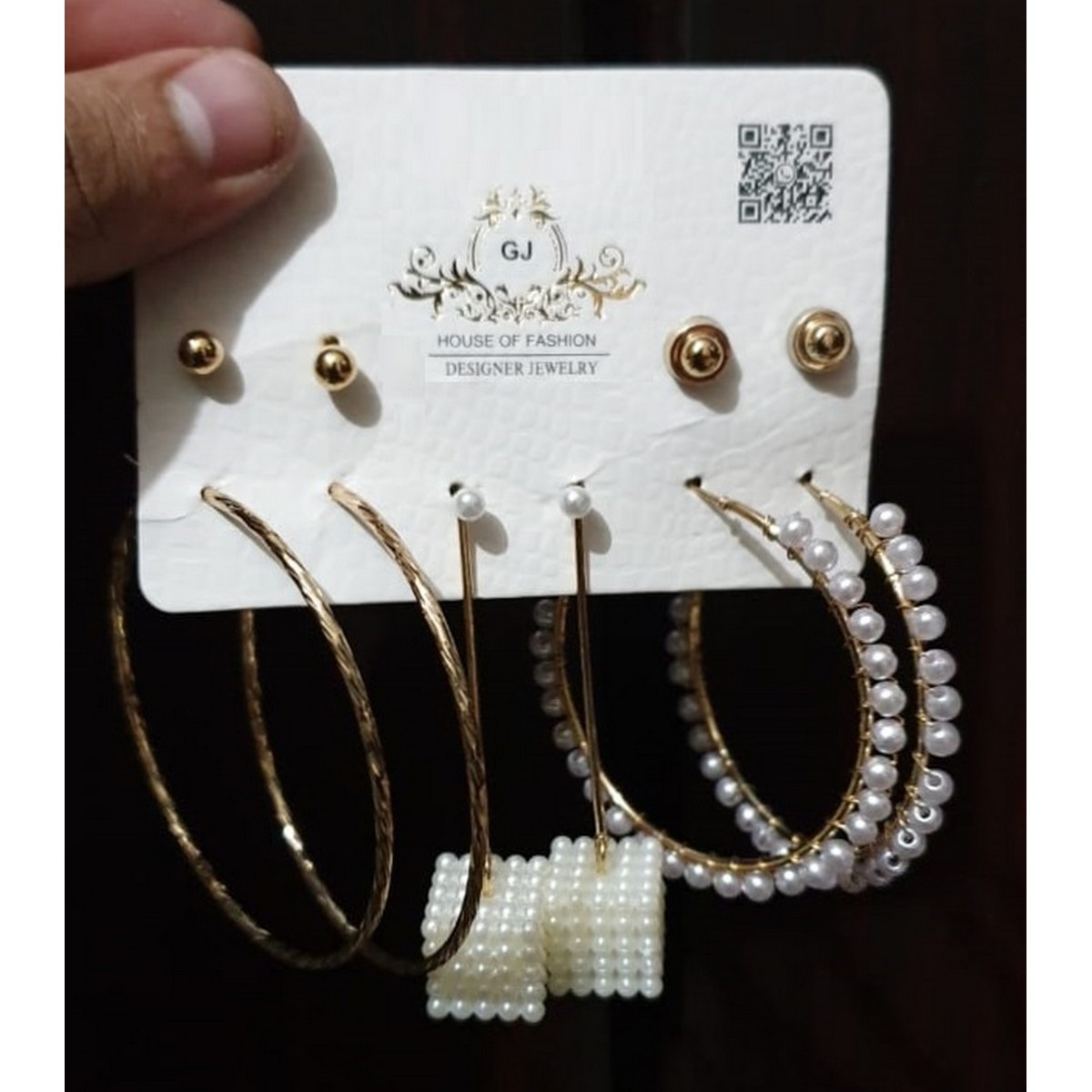 Girls Earrings (Set of 5 Pairs)  Beautiful Earrings For Girls  Stylish Earrings For Women  Korean Premium Earrings  Drop And Dangle Earrings  Hoop Earrings  Girls Jewellery  Women Jewellery  Earrings (Pack of 6 Pairs)