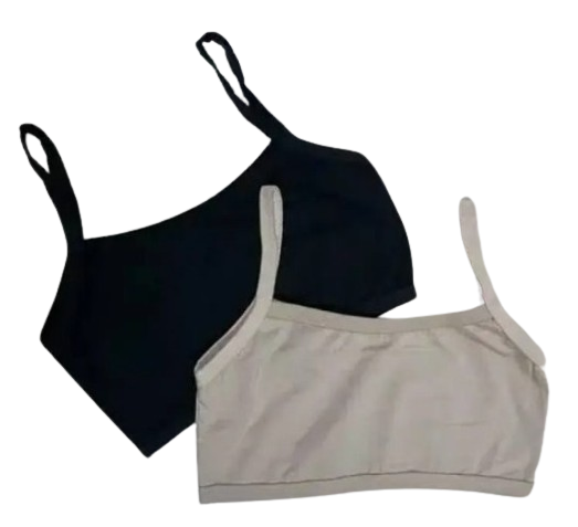 Linmart Pack of 2 Cotton Bra Vest for Girls