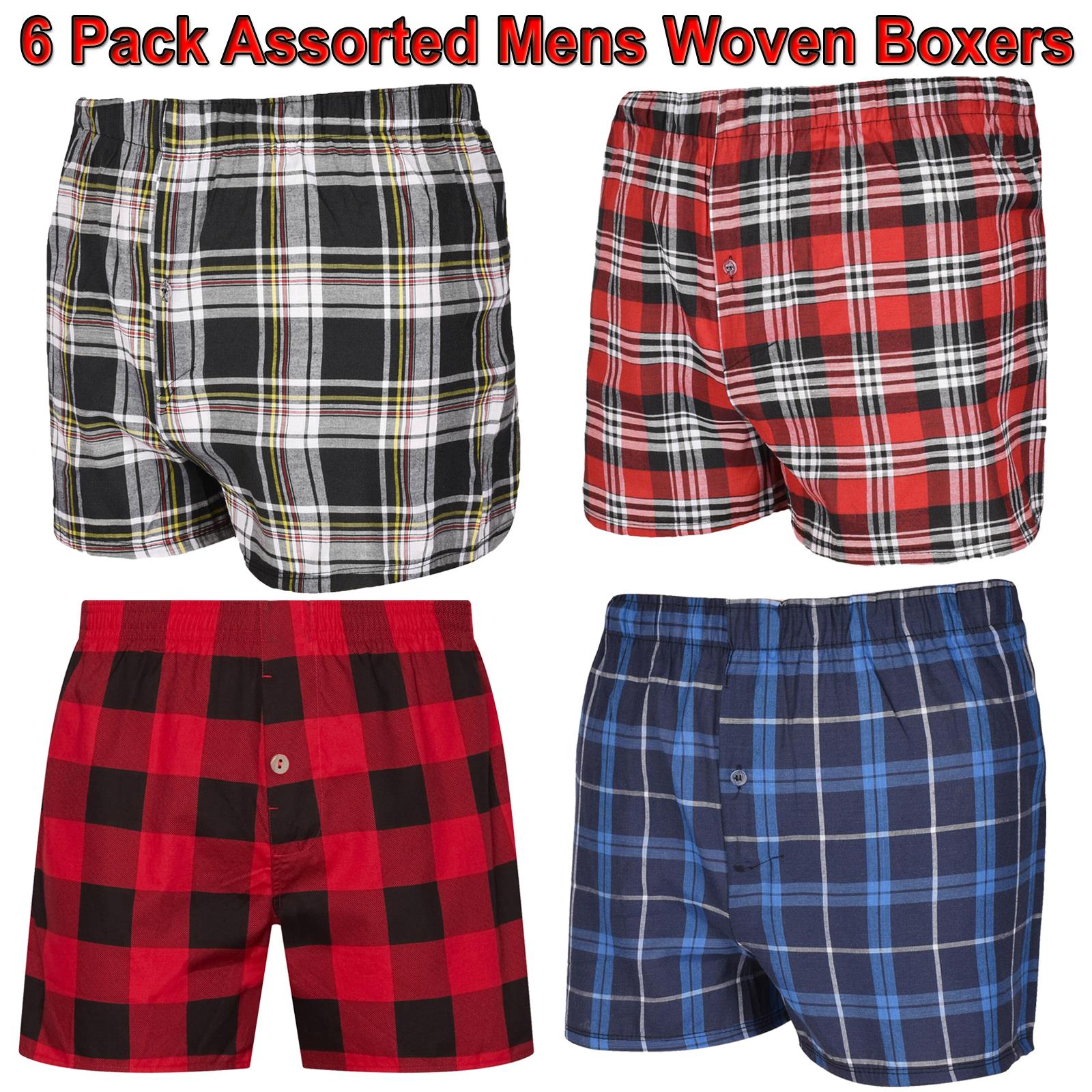 Men’s Cotton Boxer Shorts Check Design | Multicolor Comfortable Underwear | Lightweight Breathable Boxers | Elastic Waist Daily Wear Sleep Shorts | Premium Quality Men Boxers swim wear and night wear