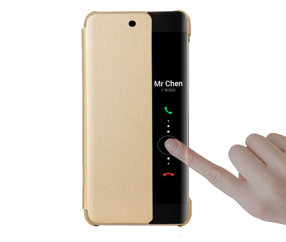 Leather Huawei P20 Lite Smart View Flip Cover For Huawei P20 P30