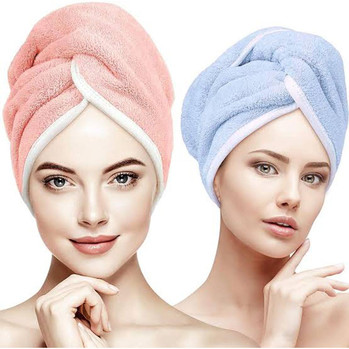Rapid Hair Drying Towel Womens Girls Lady Shower Absorbent Microfiber Quick Dry Hair Hat Cap Turban Head Wrap Bathing
