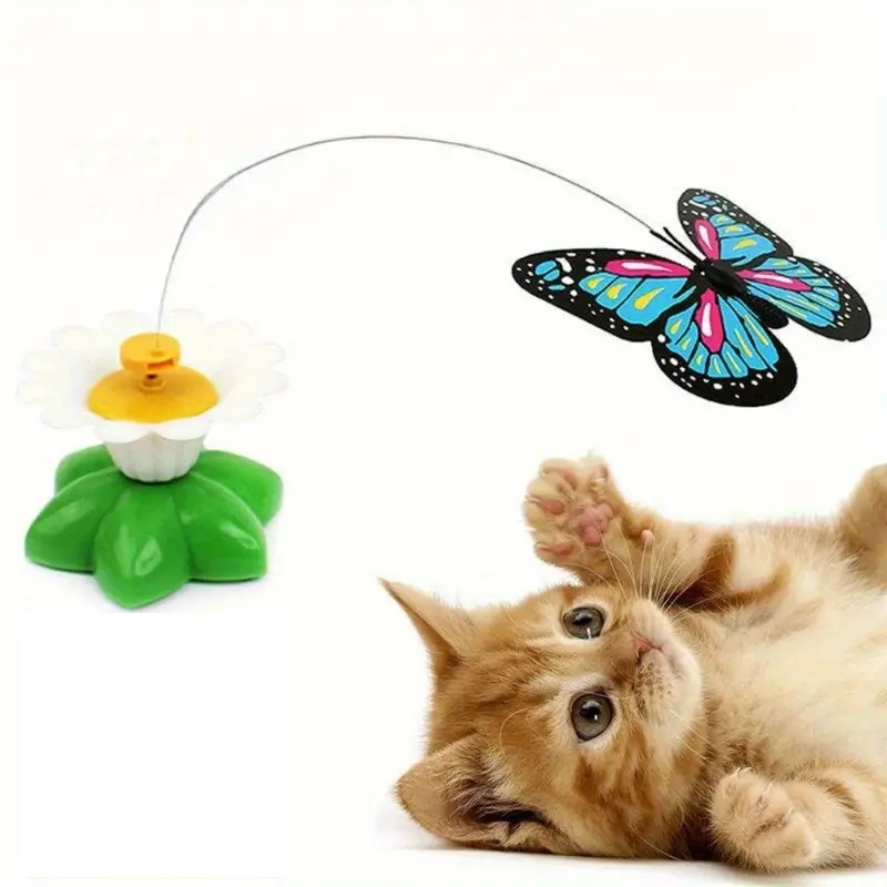 Electric Flying Butterfly Teaser Toy for Cats (Pack of 1)
