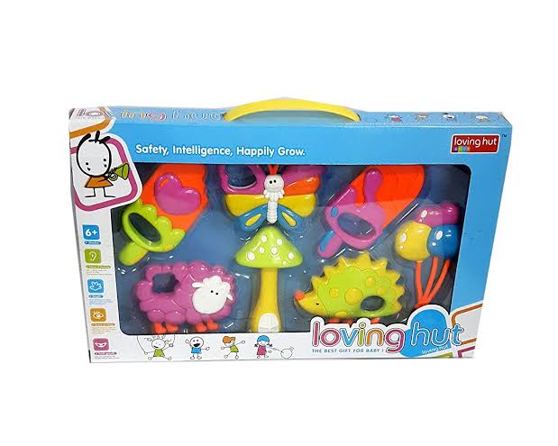 Loving Hut Baby Rattle Set Early Toy