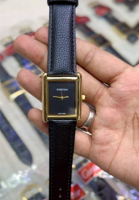 Latest Style Fashionable New Smart Watch with Leather Strap - for Men