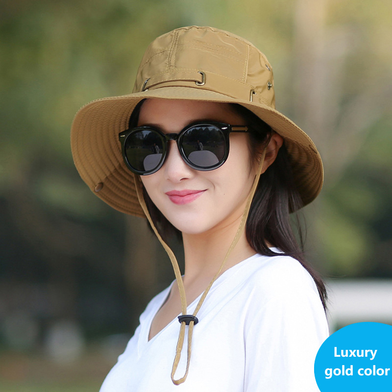 Sun Bucket Hats Cap Summer Women 