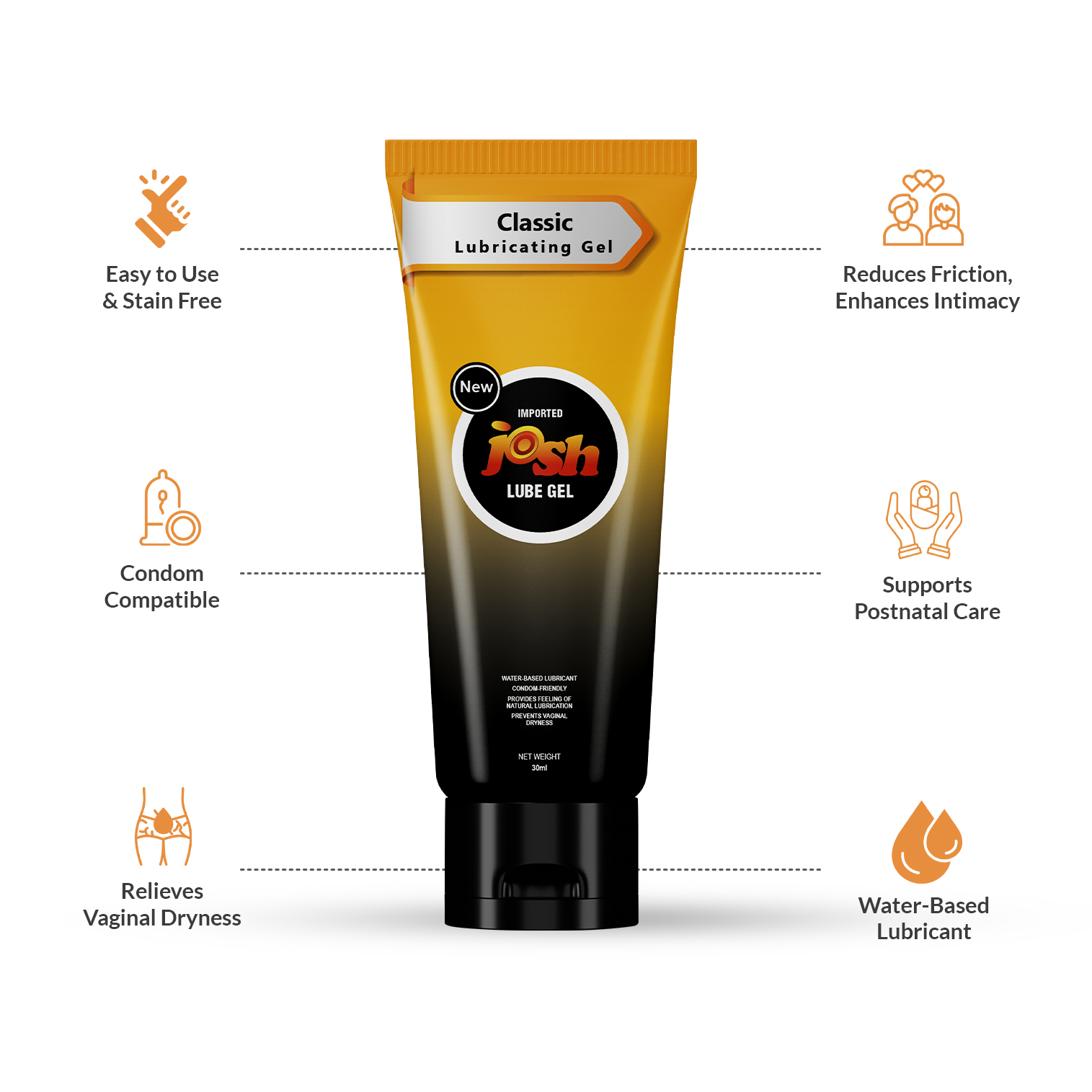 Josh Classic – Lubricating Gel - 30 ml