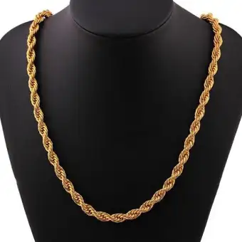 Imported Rope Shaped Italian golden Chain