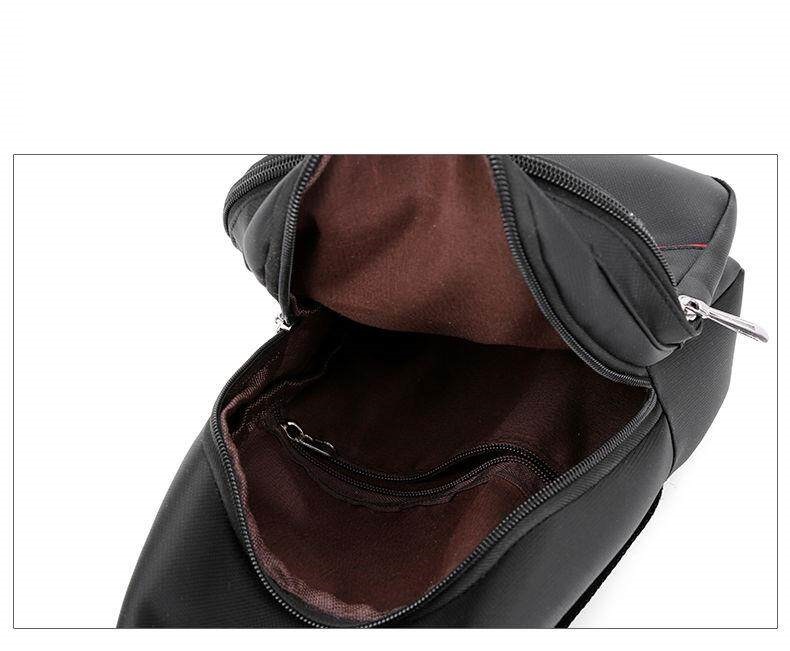 OutDoor Travel Fashion Mens CrossBorder Shoulder Bag Trend Leisure. Chest Bag New Men Simple Nylon Fashion Waterproof One Shoulder Crossbody Bag