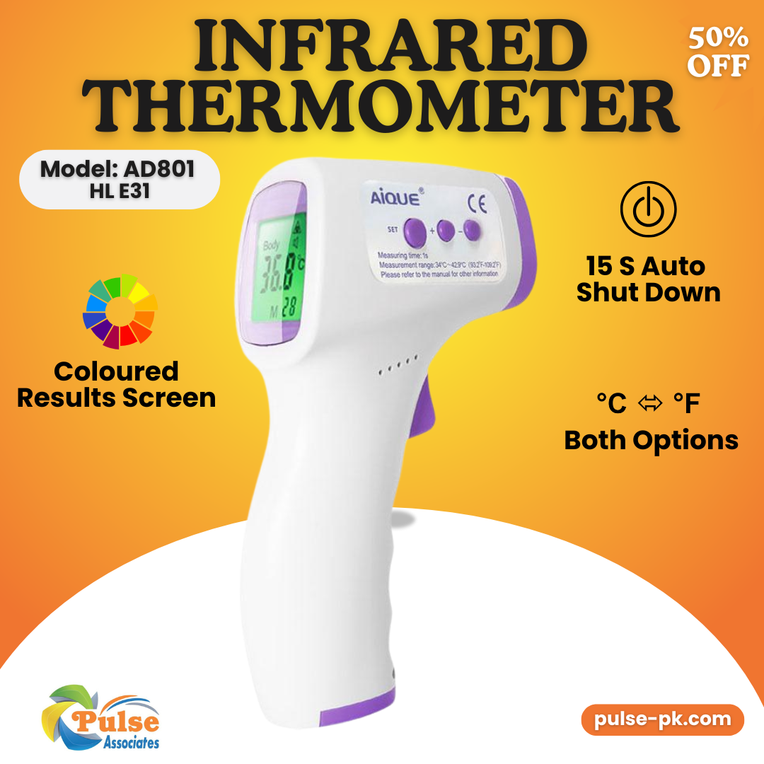 Infrared Thermometer_Quick_easy_no touch_Colour result