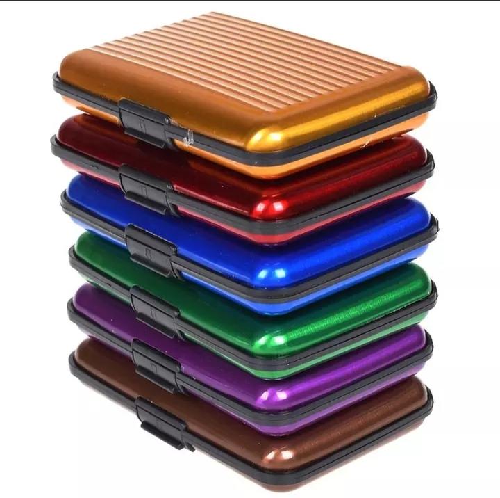 Aluminum Water Proof Resistant Card Protect Holder For Unisex Aluma wallet Mini slim card holder wallet for men