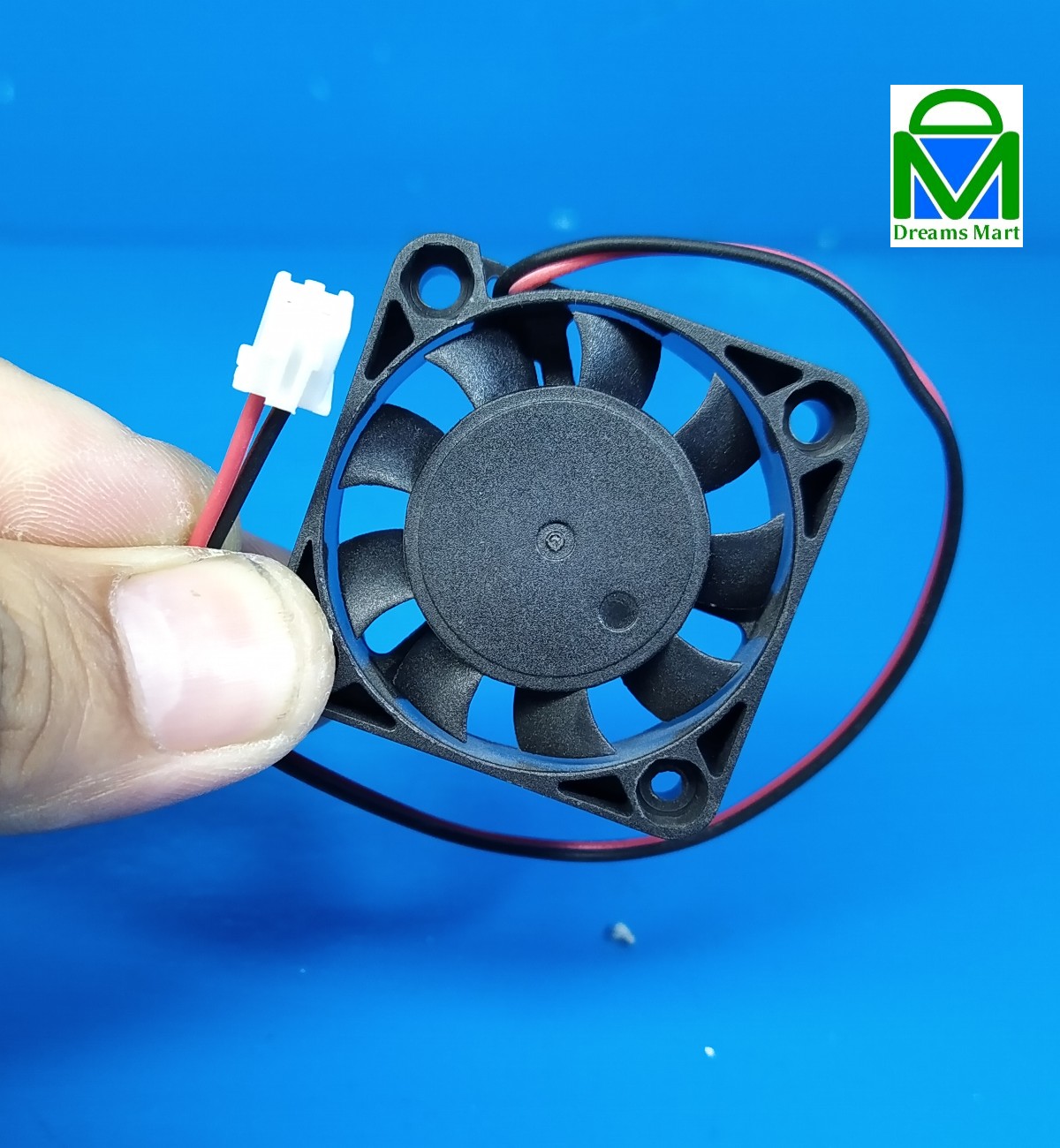 DreamsMart DC 12V Cooling Fan 40x40x10mm 2 Pin Wires 4010 Brushless