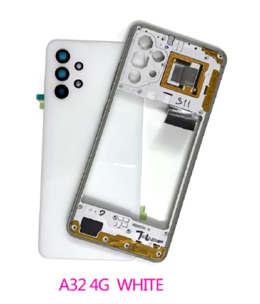 Samsung Galaxy A32 4G Ring Back Body Back Battery Door Housing Case Back Panel Replacment Back Glass For Samsung Galaxy A32 4G