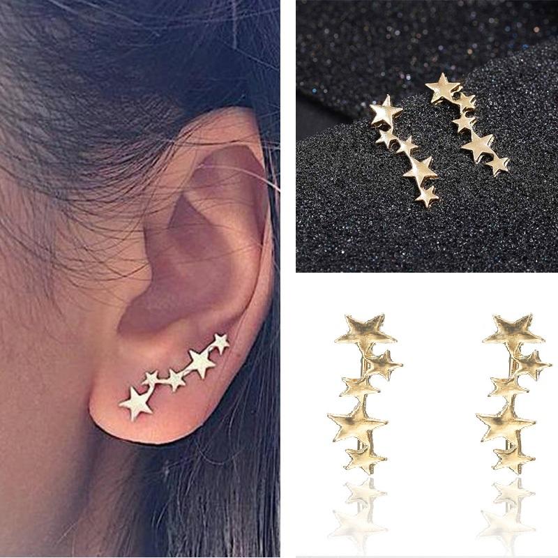 Trendy Small Stars Classy earrings earrings for girls stylish earrings for girls stylish korean fashion fashion jewellery shop jewelry fine jewelry earring jewellery collection jewellery fashion jewelry fashion accessory fashions earrings earrings for gir