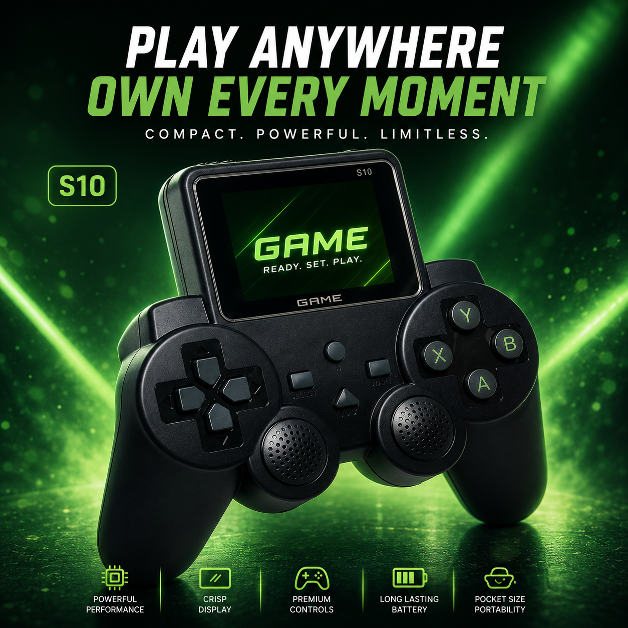 Video Game S10 Q12 Gaming Console Sup 500 in 1 Handheld Video Games for Kids Console - 520 Game Box Plus Classic Video Games for Tv Gaming - Combat Fun