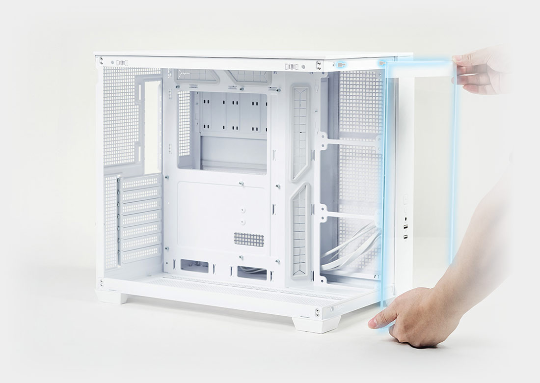 ASUS A32 PLUS TG White ARGB ATX PC Case Support 360mm radiators and 420mm graphics cards and pre-installed ARGB fans 20 4a7b06902a8e0e1f8a4e5492e2762ec5