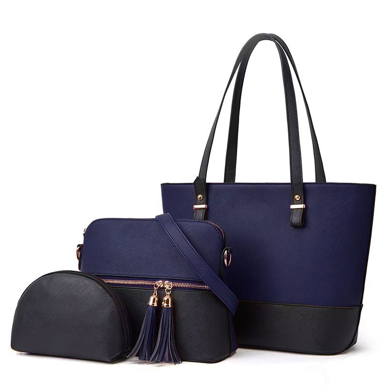 Handbags Set 3 Piece New Large Capacity Handbags For Womens For Girl Ladies College Bags Cross Body