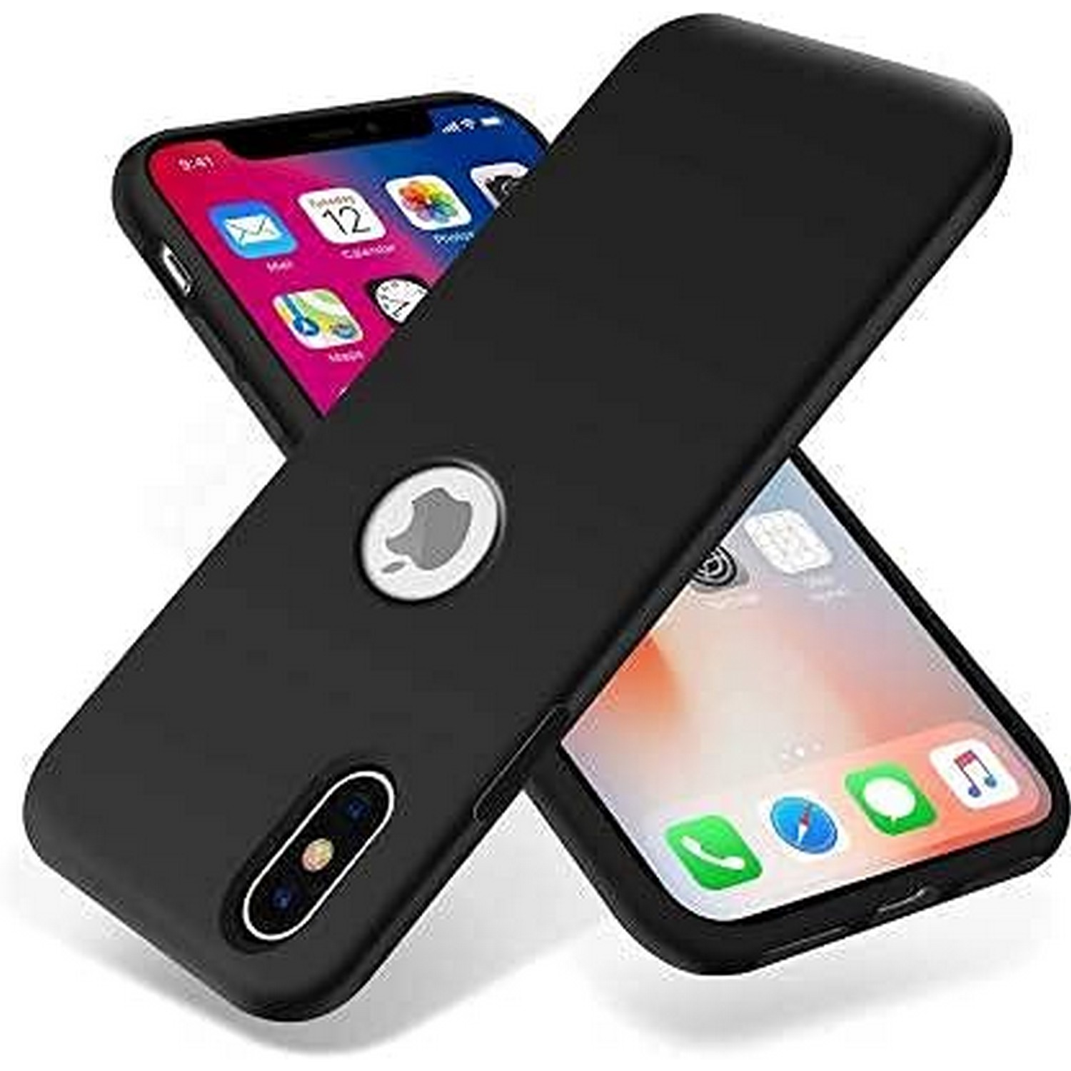 New Design Phone Case Compatible For IPhone 14 13 12 11 Pro Max X Xr Xs Max 8 7 Plus Se2020 Cooling Hole Pure Color Simple Soft Silicone Tpu Anti Drop Protection Back Cover I.968456123