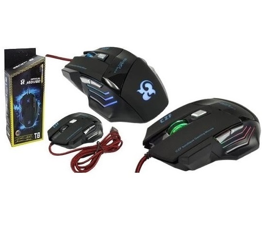 A70 Dragon Advance Gaming Optical Rgb Mouse with Coloured Lighting Effect USB Wired LED Backlit Illuminated 6 Buttons