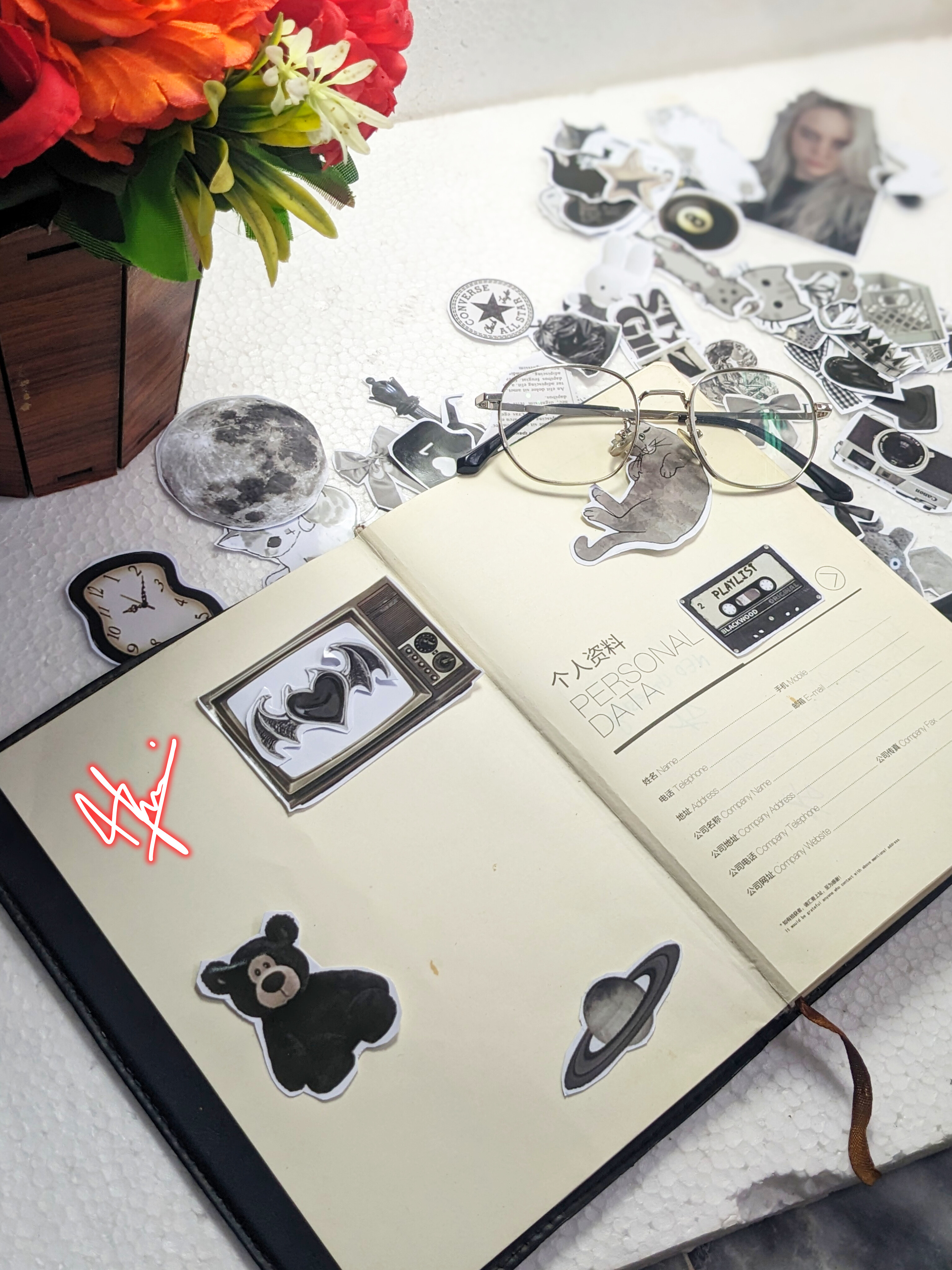 Premium Aesthetic Stickers  ( 60 Pcs ) In Very Low Price