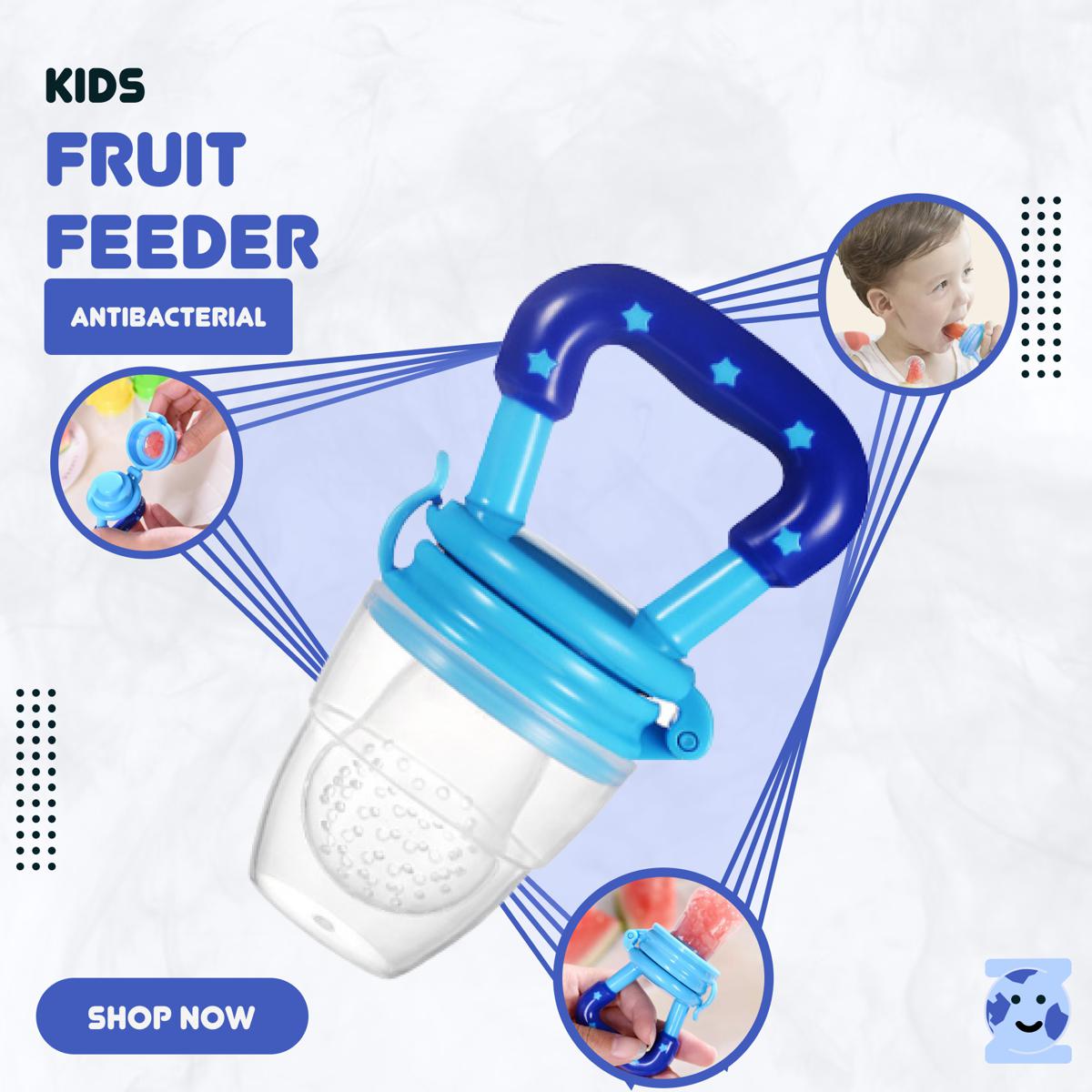 Baby Fruit Feeder Pacifier Food Feeder-Silicone Teething Toy-Silicone Pouches for Toddlers & Kids | Baby Bite Pacifier Fruits Vegetable Food Supplement Silicone Baby Food pacifier Feeder Fruit Chosni | FRUIT FEEDER - FRUIT SOOTHER for kids