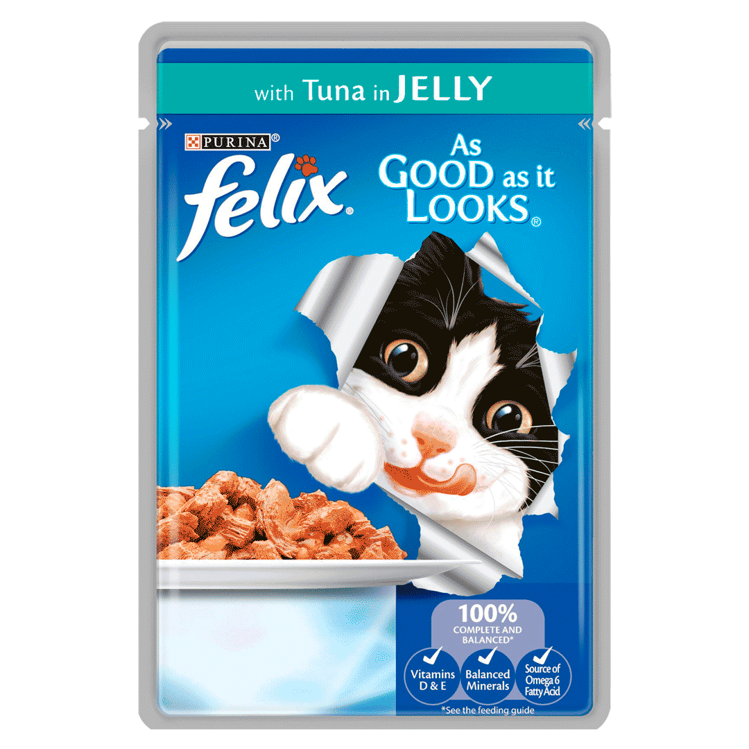 cheapest felix cat food pouches