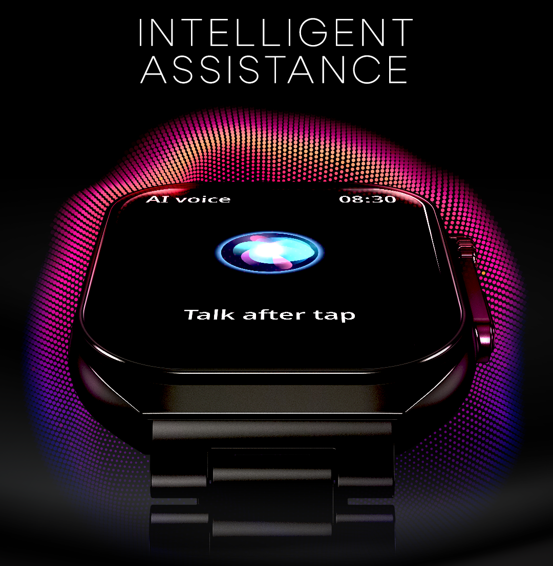 Zero® Elite Smart Watch | 2.04" AMOLED Display, Bluetooth 5.3, Health Monitoring, IP67 Waterproof | All-in-One Fitness and Lifestyle Smartwatch