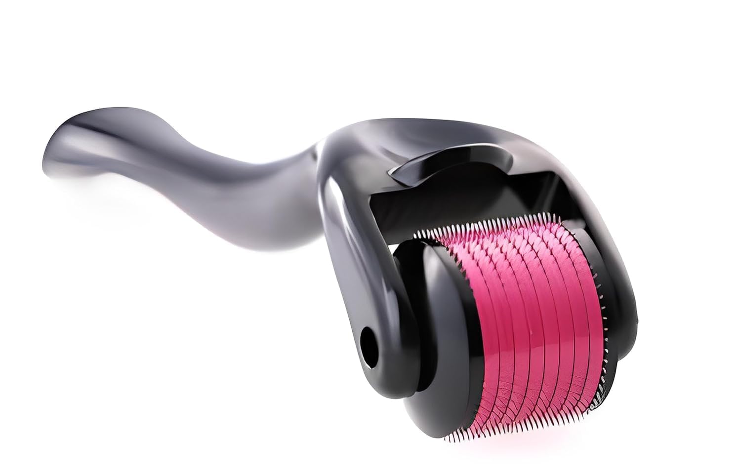 2 IN 1 Derma Roller With 540 Micro Needle Skin Therapy 0.5mm Natural Hair Treatment Effective Fast Growth Hair Care With 7 Days Hair Growth serum .
